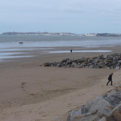 plage de Kairon l'hiver